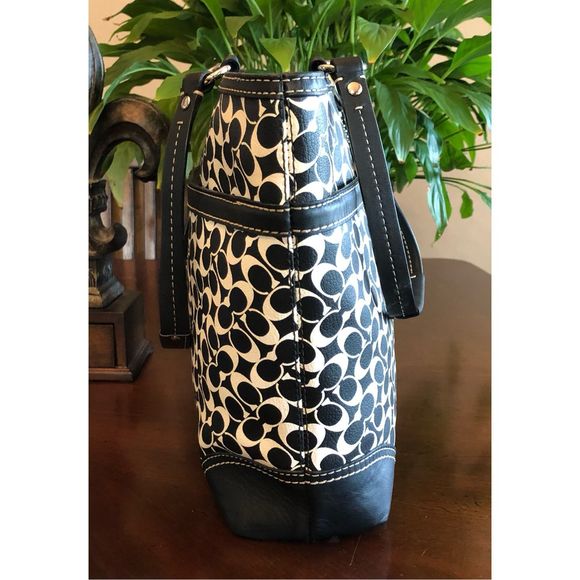 COACH - Chelsea Signature Heritage Stripe Tote. Beautiful & FLAWLESS CONDITION! - Picture 5 of 16